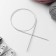The knitting needles are circular, for knitting, with a Teflon coating, with a metal cable, d = 2 mm, 14/80 cm