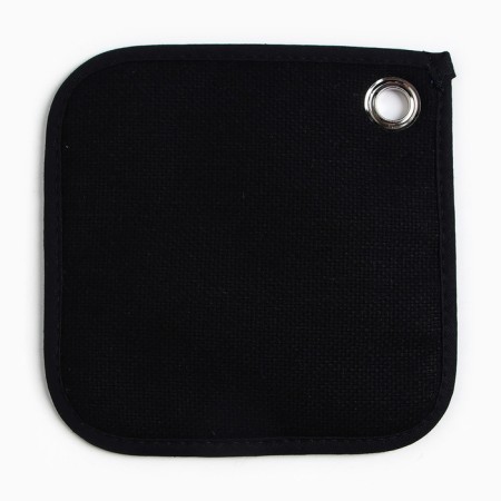 Freedom Black 17x17cm, 54%linen, 46%HL-1