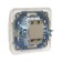 Luazon Lighting "Orion" switch, 10 A, 1 key, hidden, white