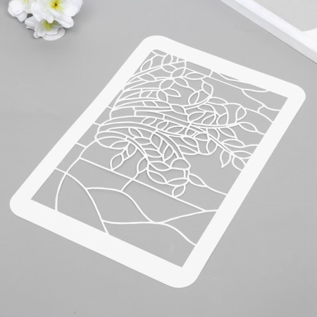 Plant stencil "Plants" 16x24 cm-2