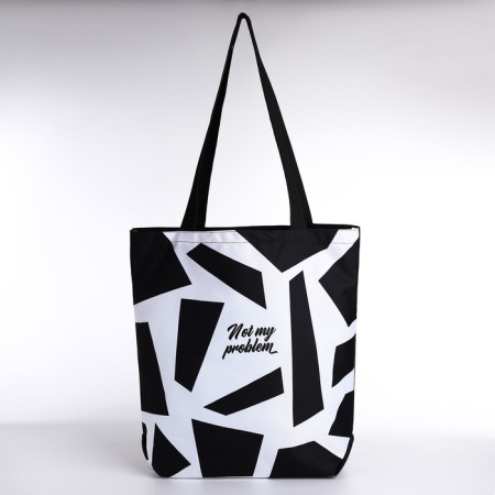 Bag Schoper is not my problem, 40x12x38, black color-3