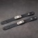 Paired bracelets "you and me", genuine leather, steel