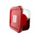 Oursson glass container, 630 ml, red