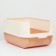 The toilet is closed with a folding top of 36 x 51 x 34 cm, orange