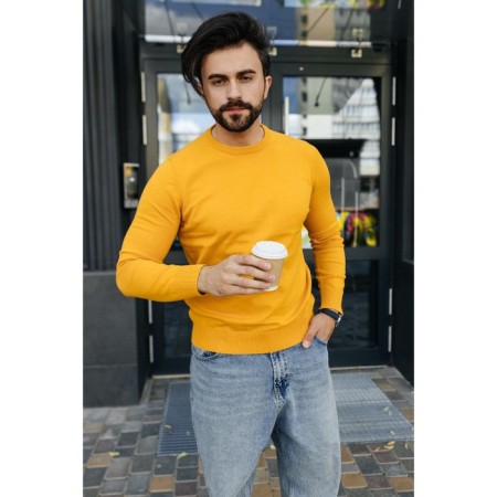 Jumper male ise, size 58, yellow color-12