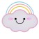 Lamp with PDD "Cloud" 1xLED 70W 3000-6000k Dimmer Pink 60x50x6 cm Bayerlux