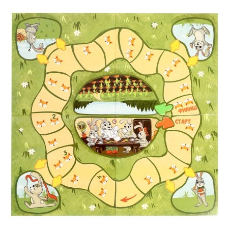 Board game "Carrot Valley", 2-4 players, 5+-7