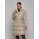 Coat insulated winter female, size 48, beige color