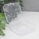 Casket Plastic for little things "Square" Transparent 2x5.5x5.5 cm