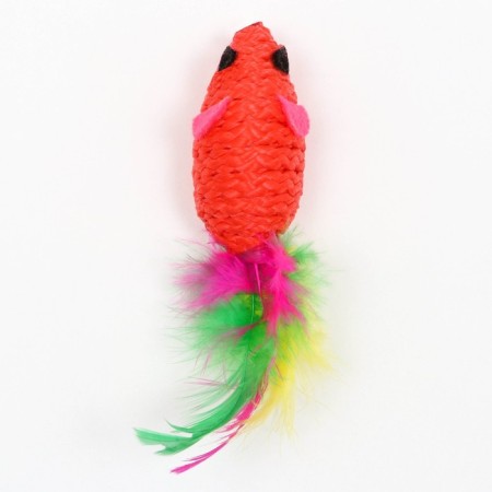 A mouse with a pen, 4.5 cm, red-3
