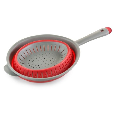 Ourson colander, d = 20 cm, folding, the color is gray-orange