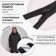 Lightning "Spiral", No. 7, 2 runners, connective, automatic locks, 100 cm, black color
