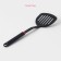 Spatula with slots of the Picanto shade, black color
