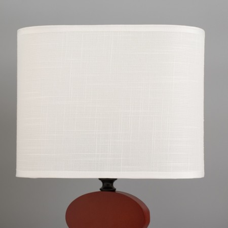 Table lamp "Claud" 1x40W E27 red walnut 12x24.8x38cm-3