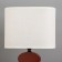 Table lamp "Claud" 1x40W E27 red walnut 12x24.8x38cm
