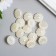 Decor for creativity plastic "Pearl sphere" set 15 pcs 1x2.2x2.2 cm
