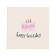 Mini-postcard "Happy Birthday!" Cake, 7 x 7 cm