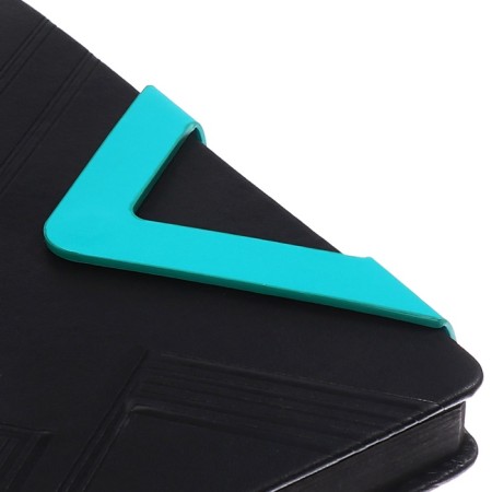 Diary Initiated Escalada A5, 160 sheets, hard cover, artificial leather, block, embossing, block 70g/m2, black-4