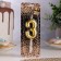 Candle in the Cake "European", number "3", 6 cm, gold