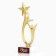The Cup "Best Teacher", award figure, Standing Star, 18 x 7 cm.