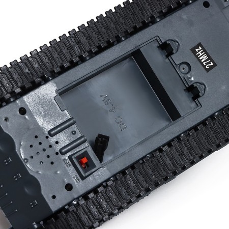 Radio controlled tank, scale 1:28, with a battery, light and sound effects, color gray color-4