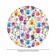 Tables on the table “Color Paints”, round, oxford, elastic band, size 120x120 cm, diameter 75-100 cm
