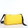 Youth bag with zipper, yellow color