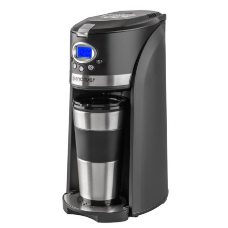 Coffee machine Endever Costa-1043, drip, 800 watts, 0.42 l, dark gray