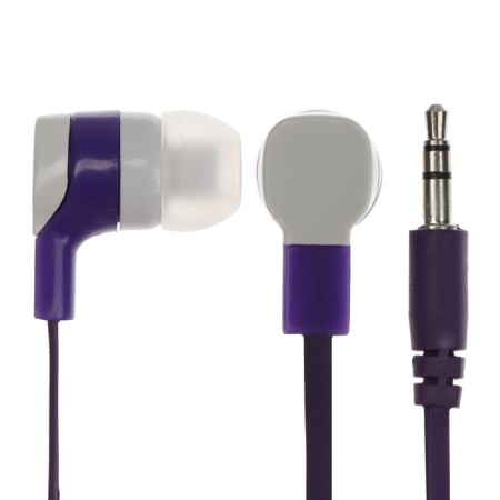 Headphones Luazon vbt 1.7, vacuum, flat wire, mix