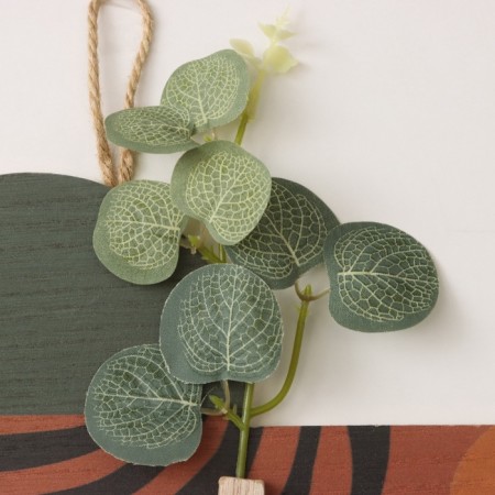 Decorative wood hooks "Abstraction. Rose in a vase" 1.5x19x23.5 cm-3