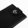 Male purse on a magnet, department for bills, for cards, black color