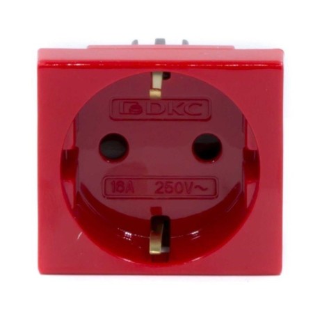DKC 45015 Viva 1 Rosette, 16a, IP20, 2P+E, with grounding