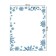 The tablecloth “Big snowflakes”, rectangular, Saten, size 145x180 cm