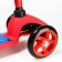 Scooter Children's folding "Spider-Man", wheels PU 120/80 mm, ABEC 7, red color