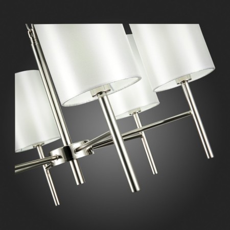 Suspended EVOLUCE lamp. Sle107303-06. Noia. 6x40 W, E14, 66x66x34 cm, Nickel color-7