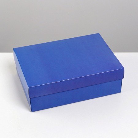 Gift folding box, packaging, “blue”, 21 x 15 x 7 cm-2