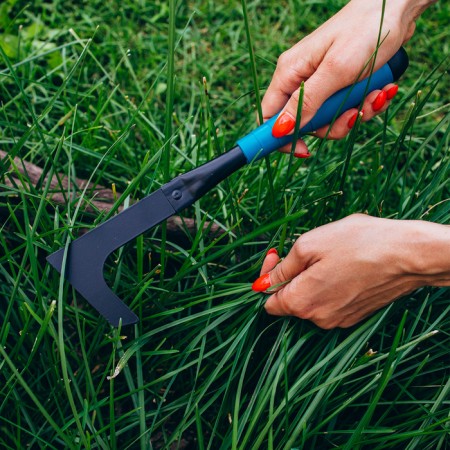 Sickle Sadovy, length 30 cm, plastic handle, Greengo-8
