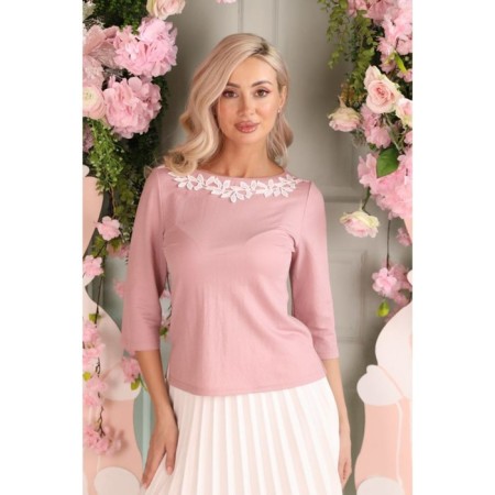 Female jumper, size 46, pink color-2