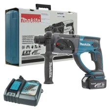 Перфоратор аккумуляторный Makita DHR202RF, 18 В, 3 Ач, SDS+, 3 режима, 1.9 Дж, 4000 уд/мин   1075414