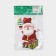 Decorative decoration (suspension) "Santa Claus and Christmas tree" 19x13 cm