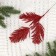Decor shine "feather" 25 cm, mix