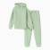 Kit for girls (sweatshirt, trousers), green color, height 122-128 cm