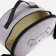 Cosmetic bag with a zipper, with a lining, the color is gray