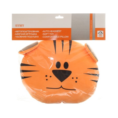 Pillow on the head restraint Matech Mimimish Line, 33 x 31 x 10 cm, orange-6