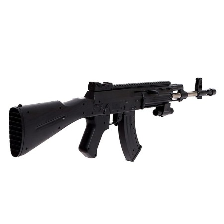 AK-47 machine gun, with a laser, black color-2