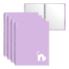 Folder 20 inserts on spirals, A4, 600 μm, Erichkrause 