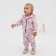 Kit: sweatshirt and pants crumb I am "hearts", pink, height 74-80 cm