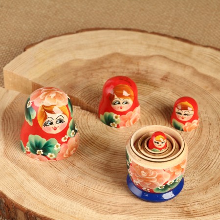 Matryoshka 5 puppet "Christie Souvenir", 10-11 cm, manual painting-11