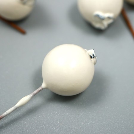Decor for creativity "Berry" White 7x1 cm-1