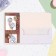 Money envelope "Happy Birthday!" Girl with a bouquet, handmade, 16x8 cm